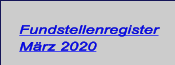 Fundstellenregister März 2020